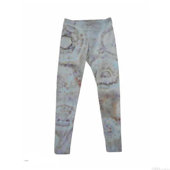Tie dye leggings womens size Small 4/6 NWOT geode custom made - Picture 1 of 5